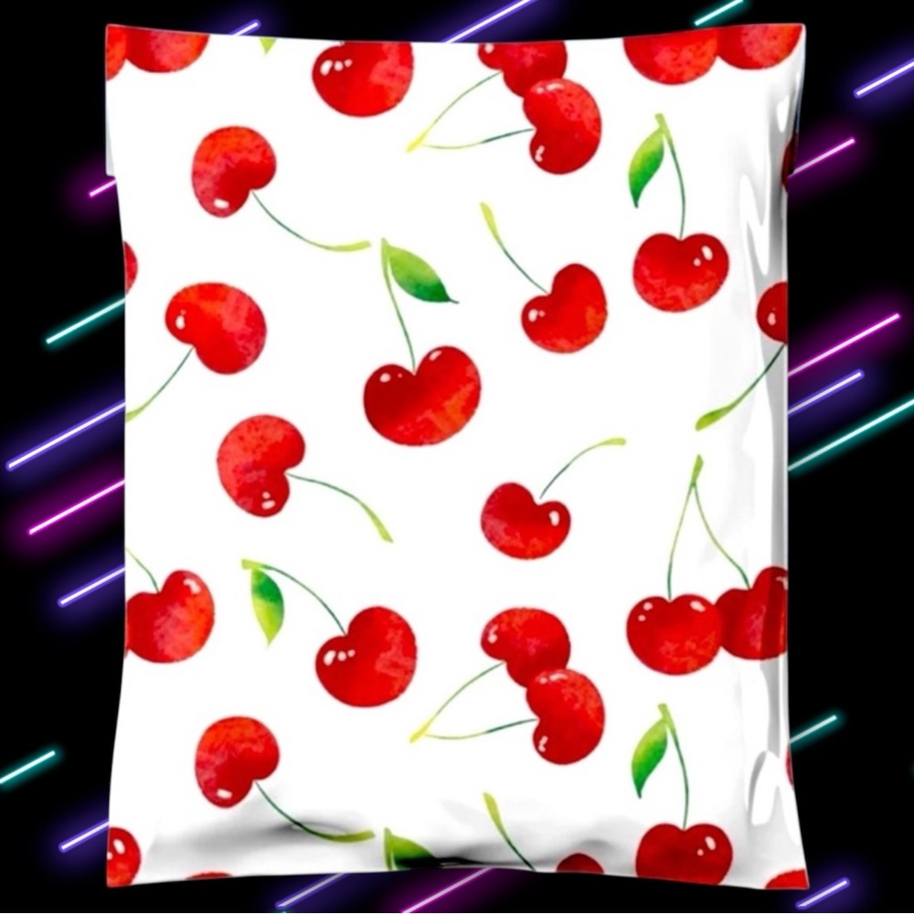 ( Quantity 25 10x13 ) Cherry Poly Mailer Bags Shipping Supply Envelopes